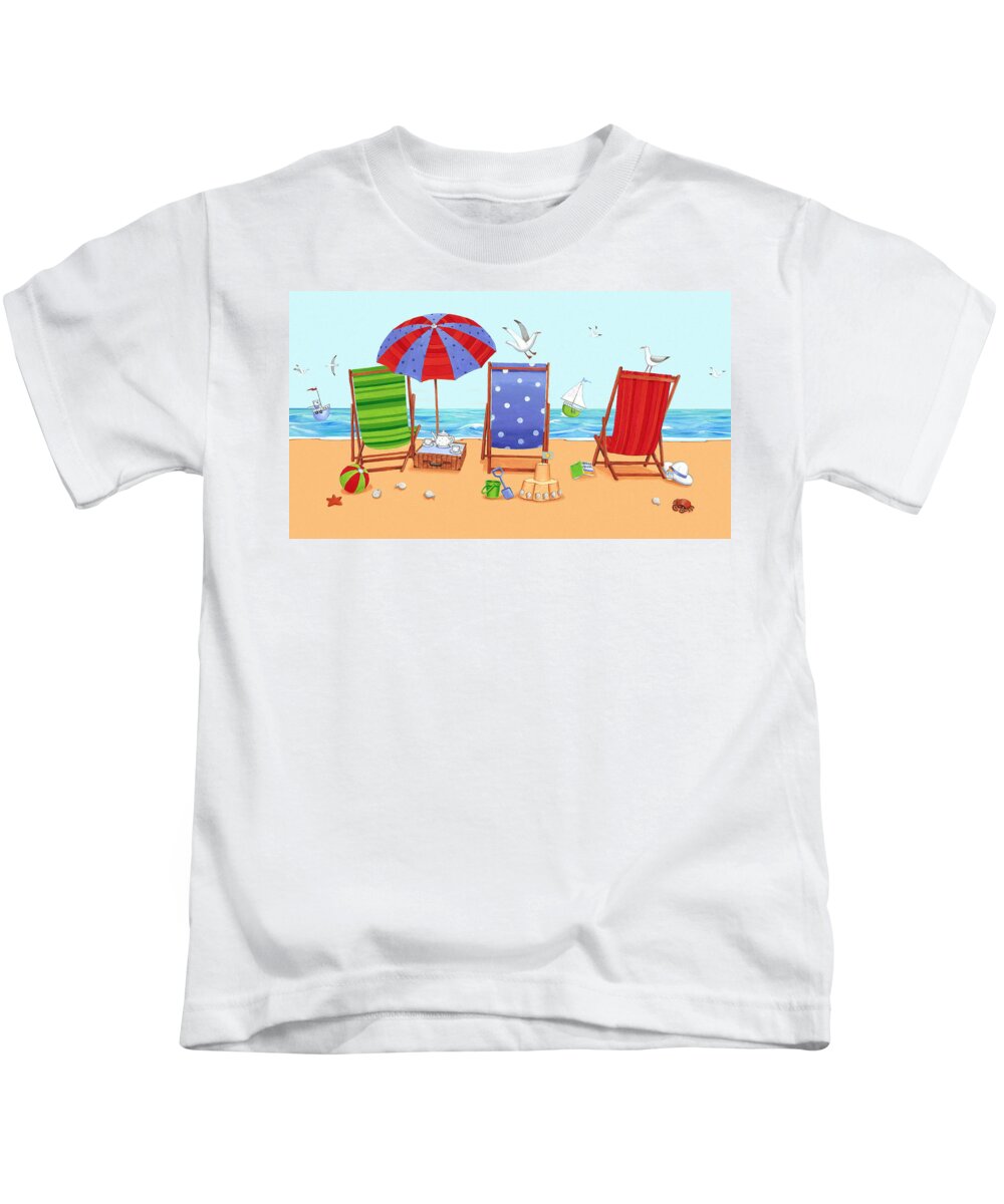 Deckchairs Kids T Shirt For Sale By Mgl Meiklejohn Graphics Licensing