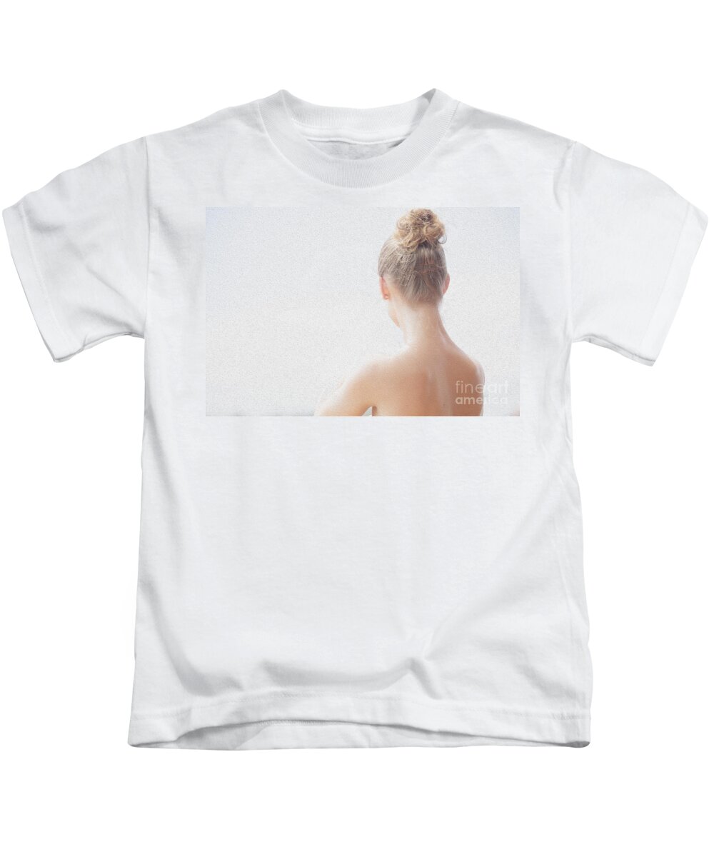 Long Necked Girl Kids T-Shirt featuring the photograph Girl by Sheila Smart Fine Art Photography