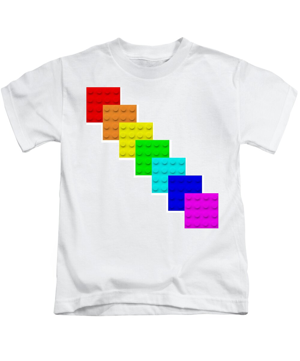 Lego Kids T-Shirt featuring the photograph Lego Box White by Rob Hans