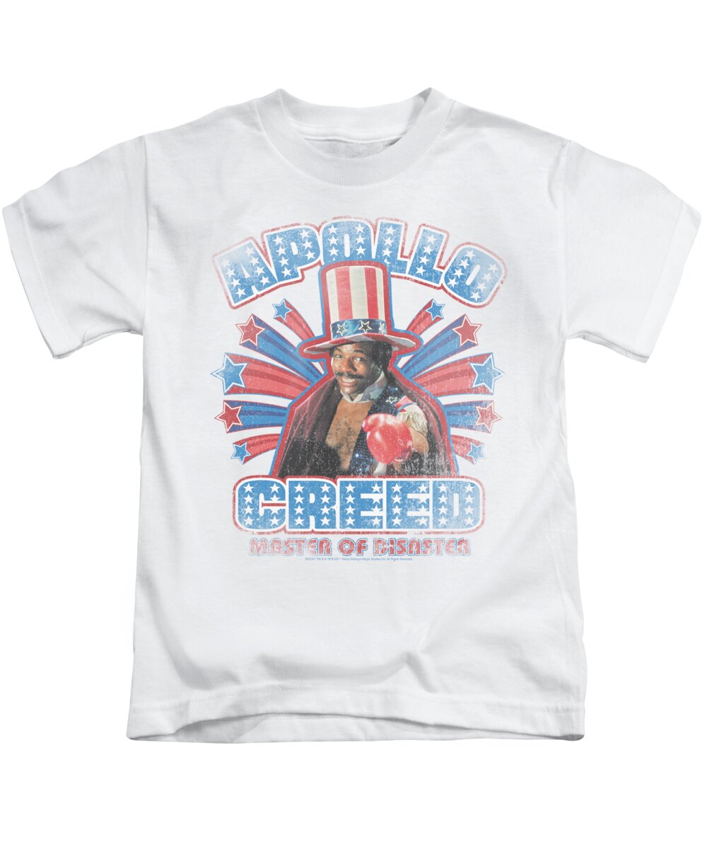 Sylvester Stallone Kids T-Shirt featuring the digital art Mgm - Rocky - Apollo Creed by Brand A