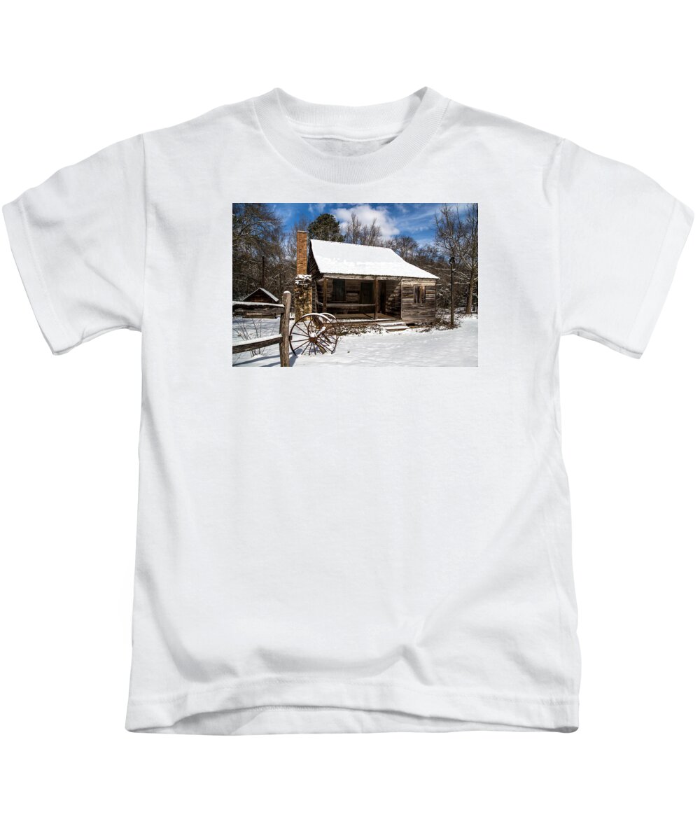 Old Kids T-Shirt featuring the photograph The Buff Family Kitchen by Charles Hite