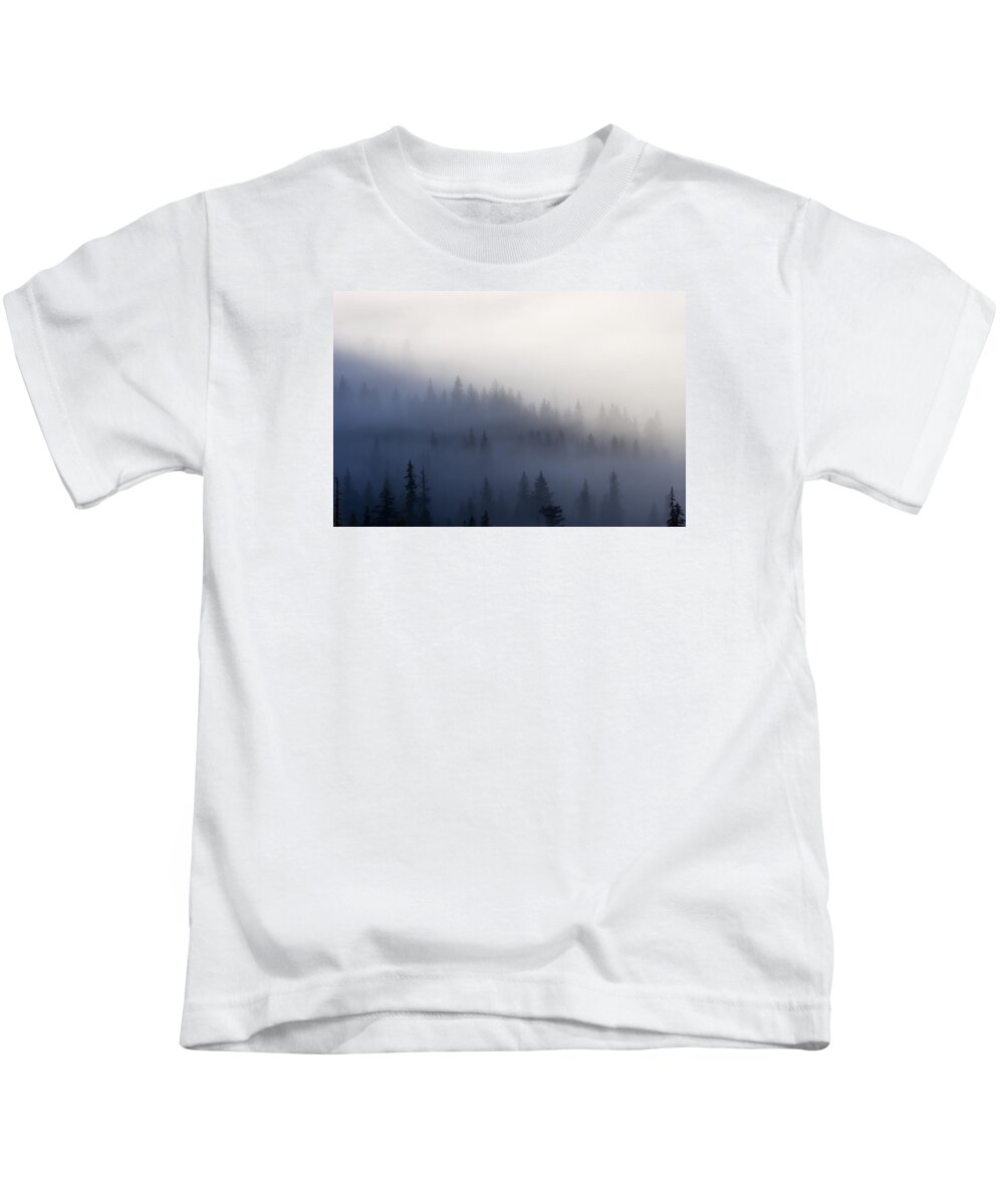 Clouds Kids T-Shirt featuring the photograph Piercing the Veil by Michael Dawson