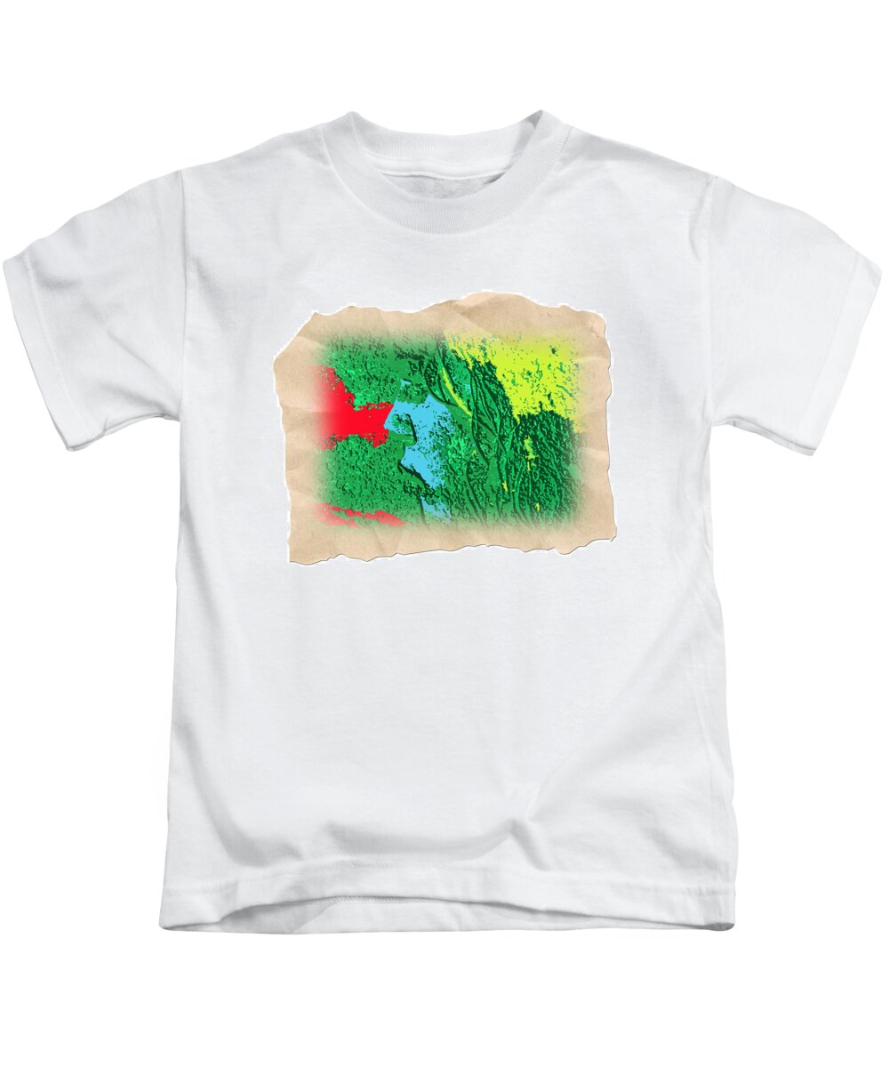 Abstract Kids T-Shirt featuring the photograph Primitive by Dart Humeston