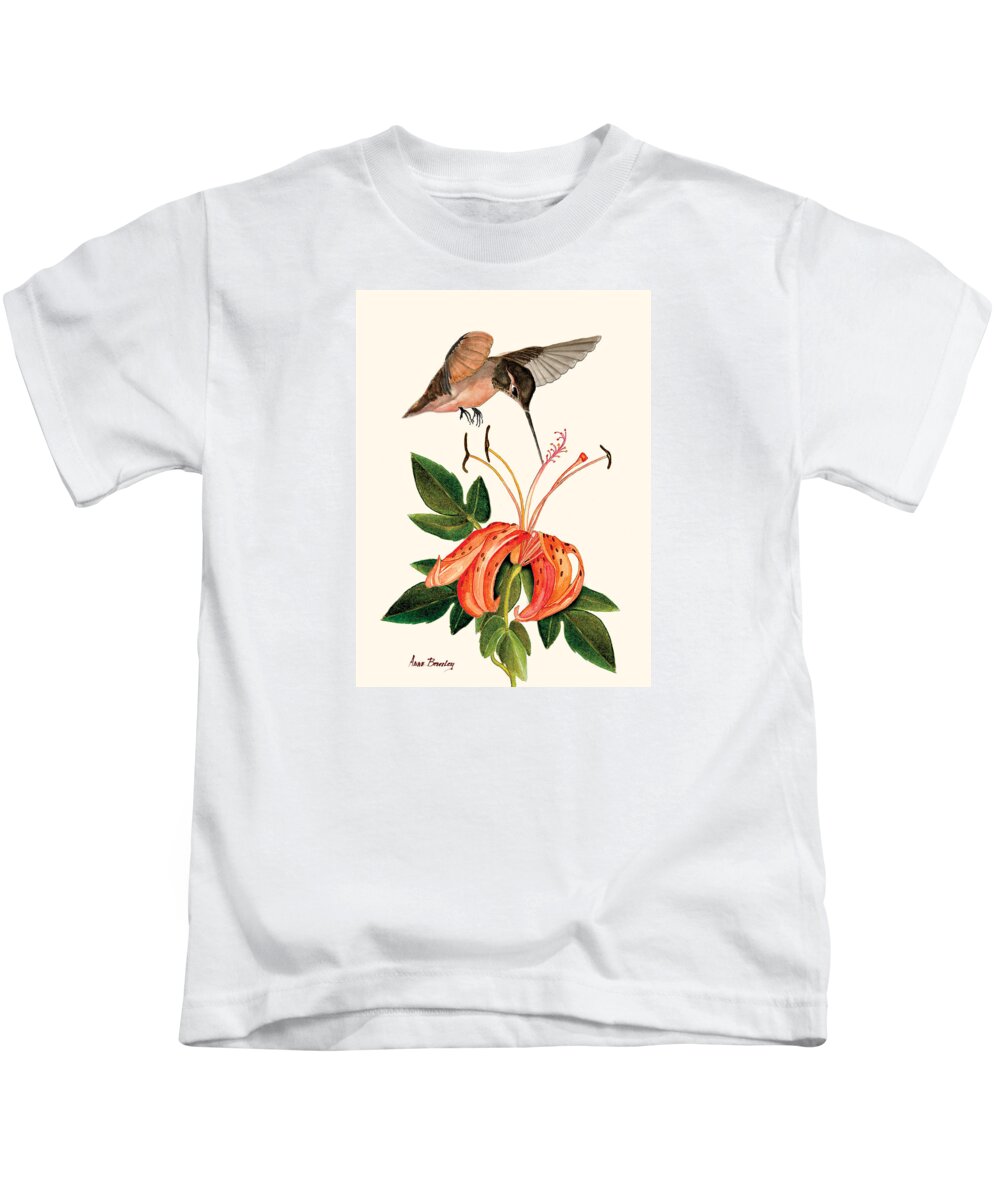 Flower Kids T-Shirt featuring the painting Refueling in Flight by Anne Beverley-Stamps