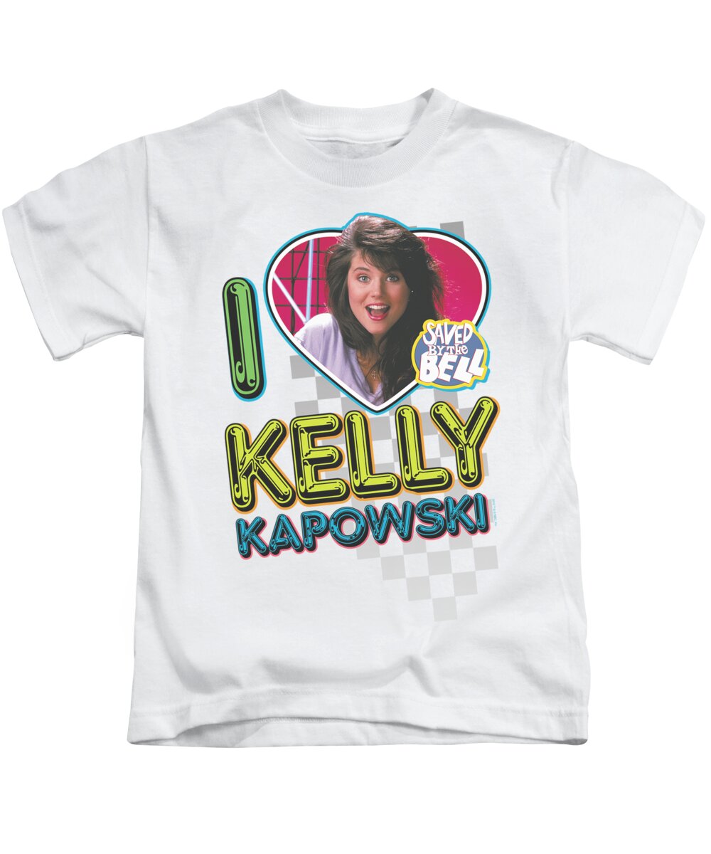 Saved By The Bell Kids T-Shirt featuring the digital art Saved By The Bell - I Love Kelly by Brand A
