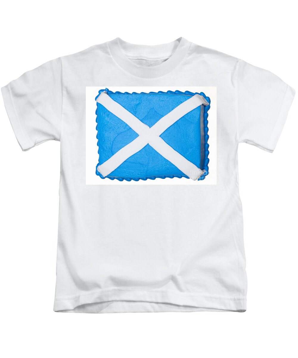 Patriotism Kids T-Shirt featuring the photograph Scottish Cake by Diane Macdonald