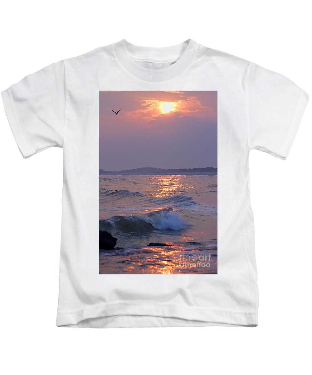 Ocean Kids T-Shirt featuring the photograph Serenity by Anthony Sacco