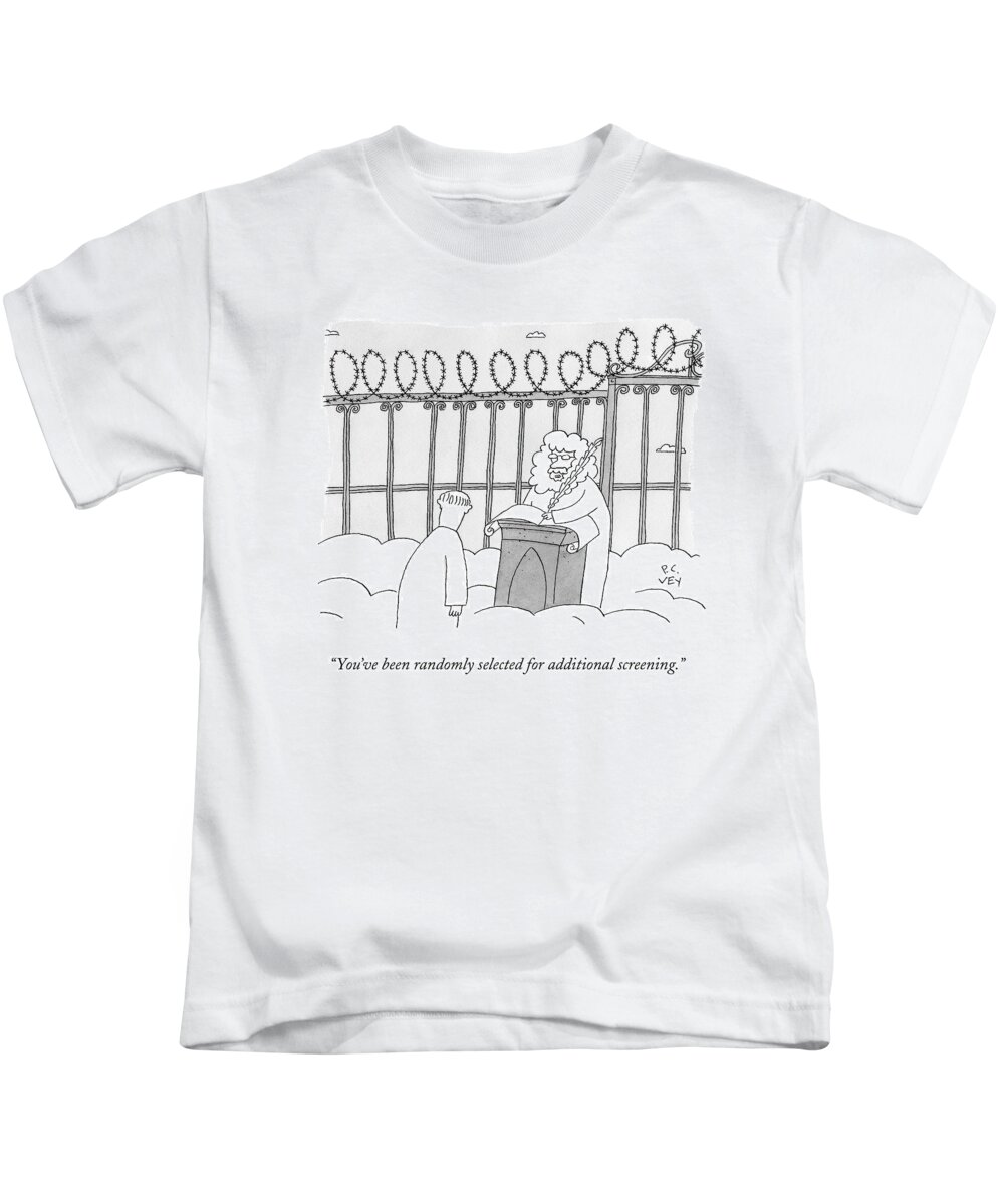 St Peter Stands At Heaven S Gates Kids T Shirt For Sale By Peter C Vey