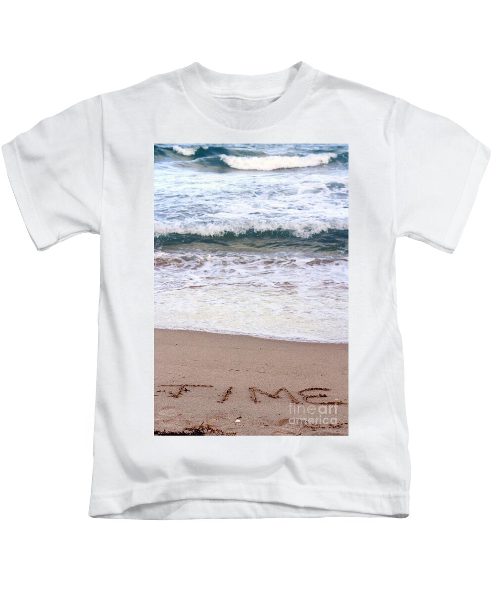 Time Kids T-Shirt featuring the photograph Temporary Time by Lee Serenethos