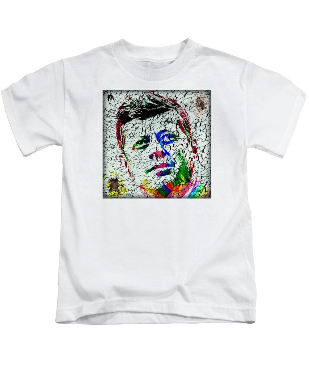 Jfk Kids T-Shirt featuring the photograph The 35th President JFK by Gary Keesler