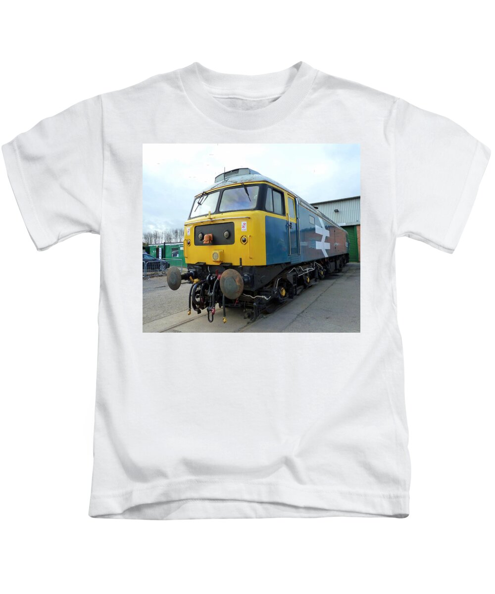 British Rail Kids T-Shirt featuring the photograph The British Rail Class 47 by Gordon James