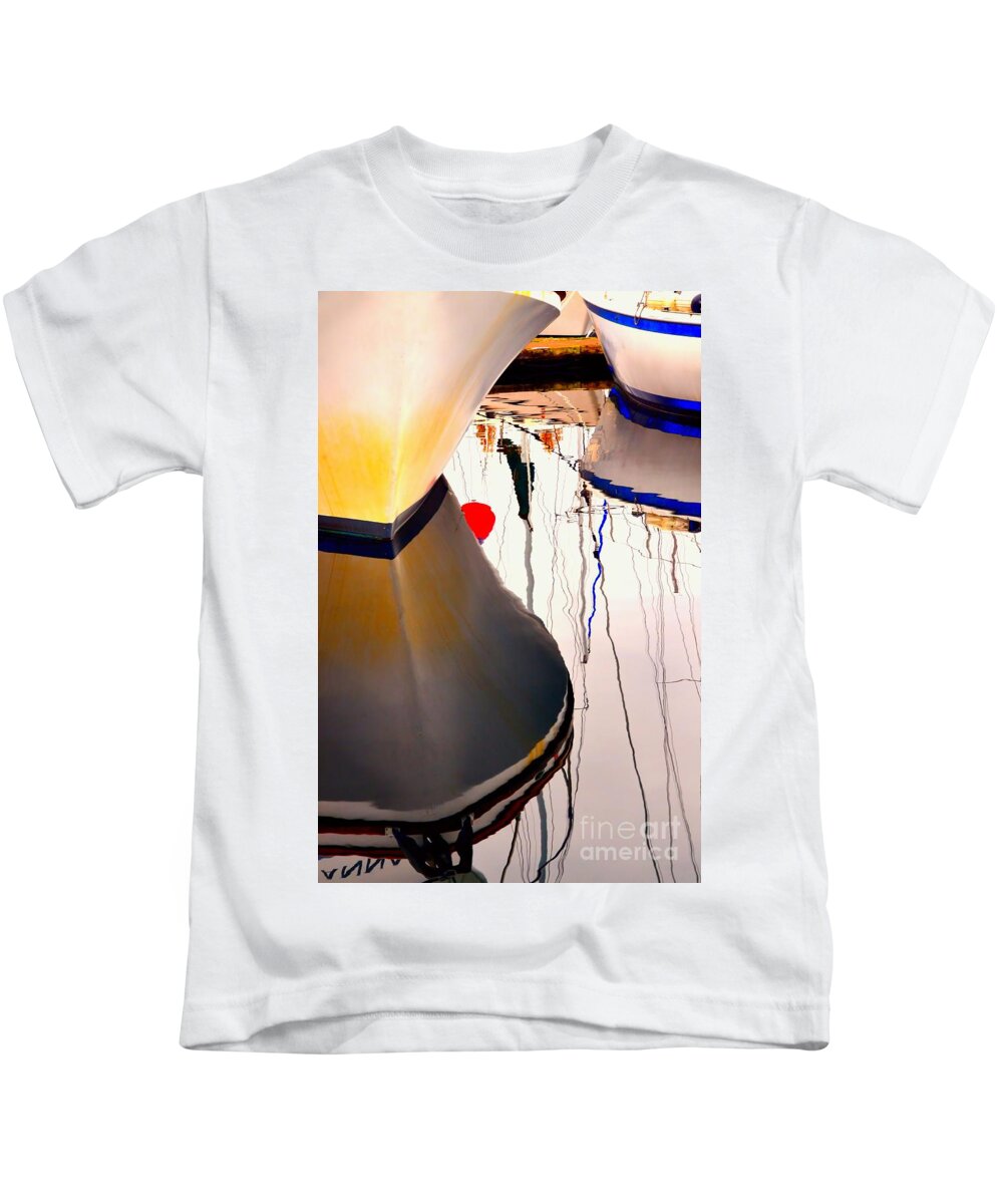 Abstract Kids T-Shirt featuring the photograph The Up Side of Down by Lauren Leigh Hunter Fine Art Photography