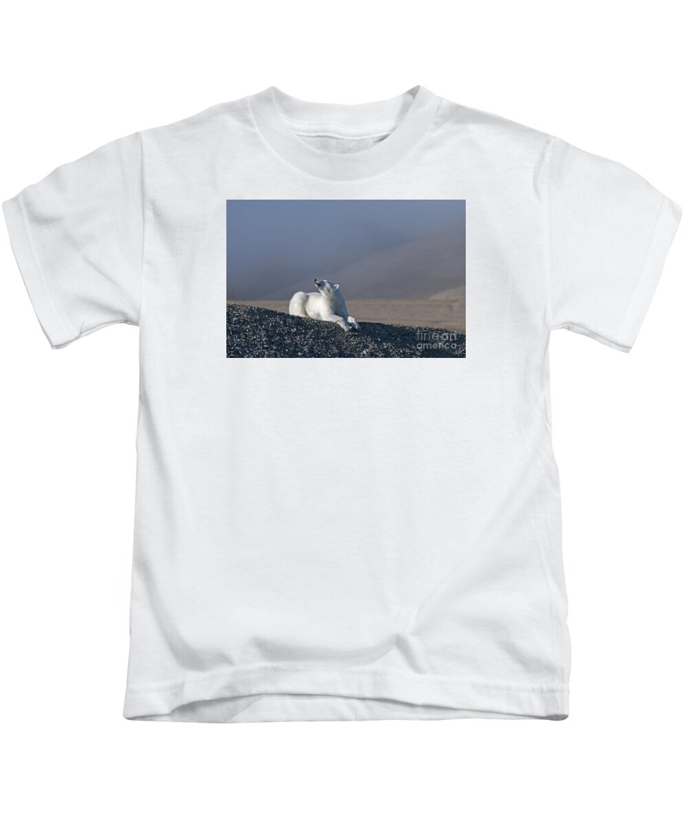 Arctic Kids T-Shirt featuring the photograph Total Bliss.. by Nina Stavlund
