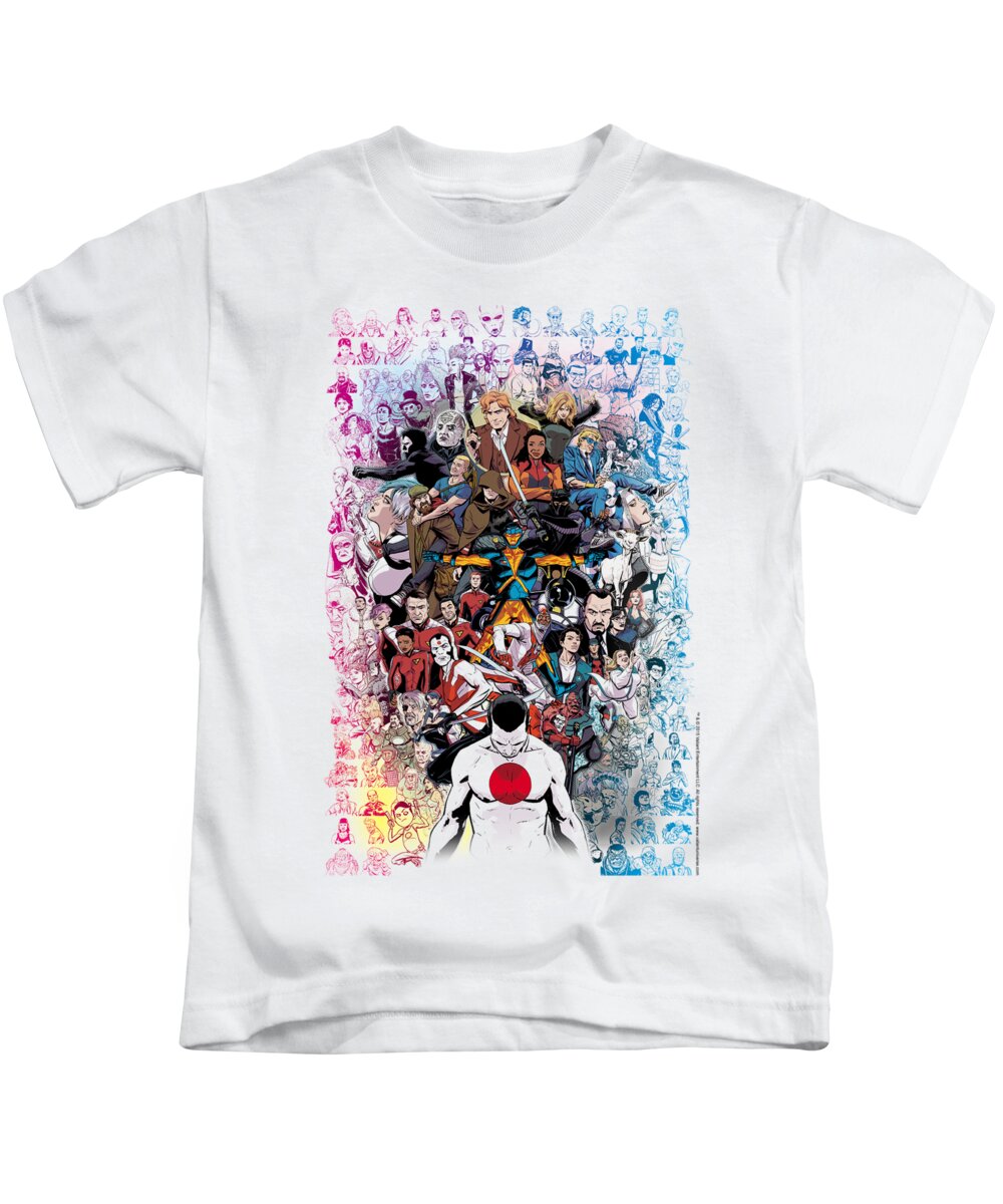  Kids T-Shirt featuring the digital art Valiant - Everybodys Here by Brand A