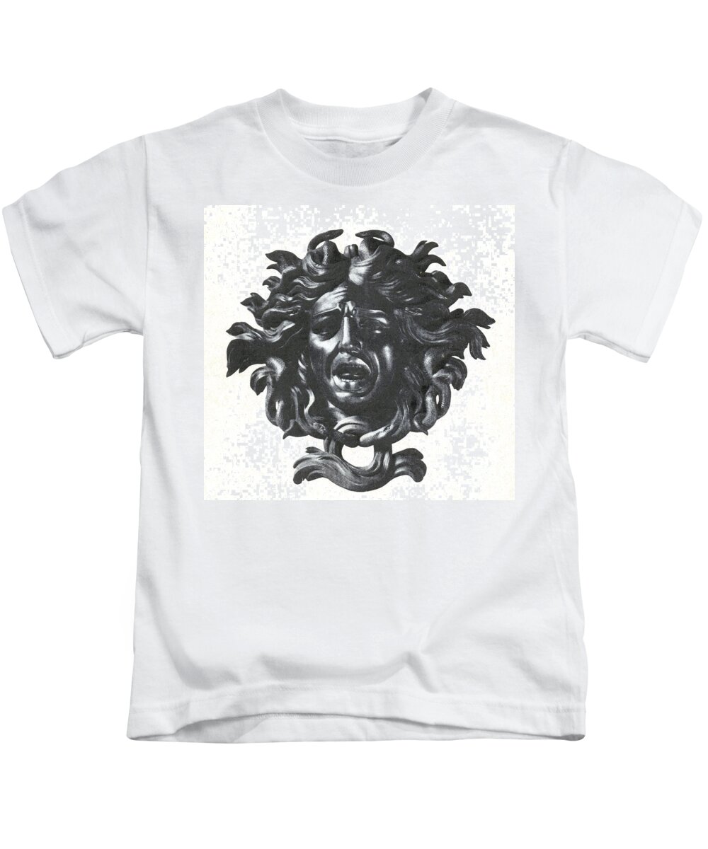 Petrifying Kids T-Shirt featuring the photograph Medusa Head #1 by Photo Researchers