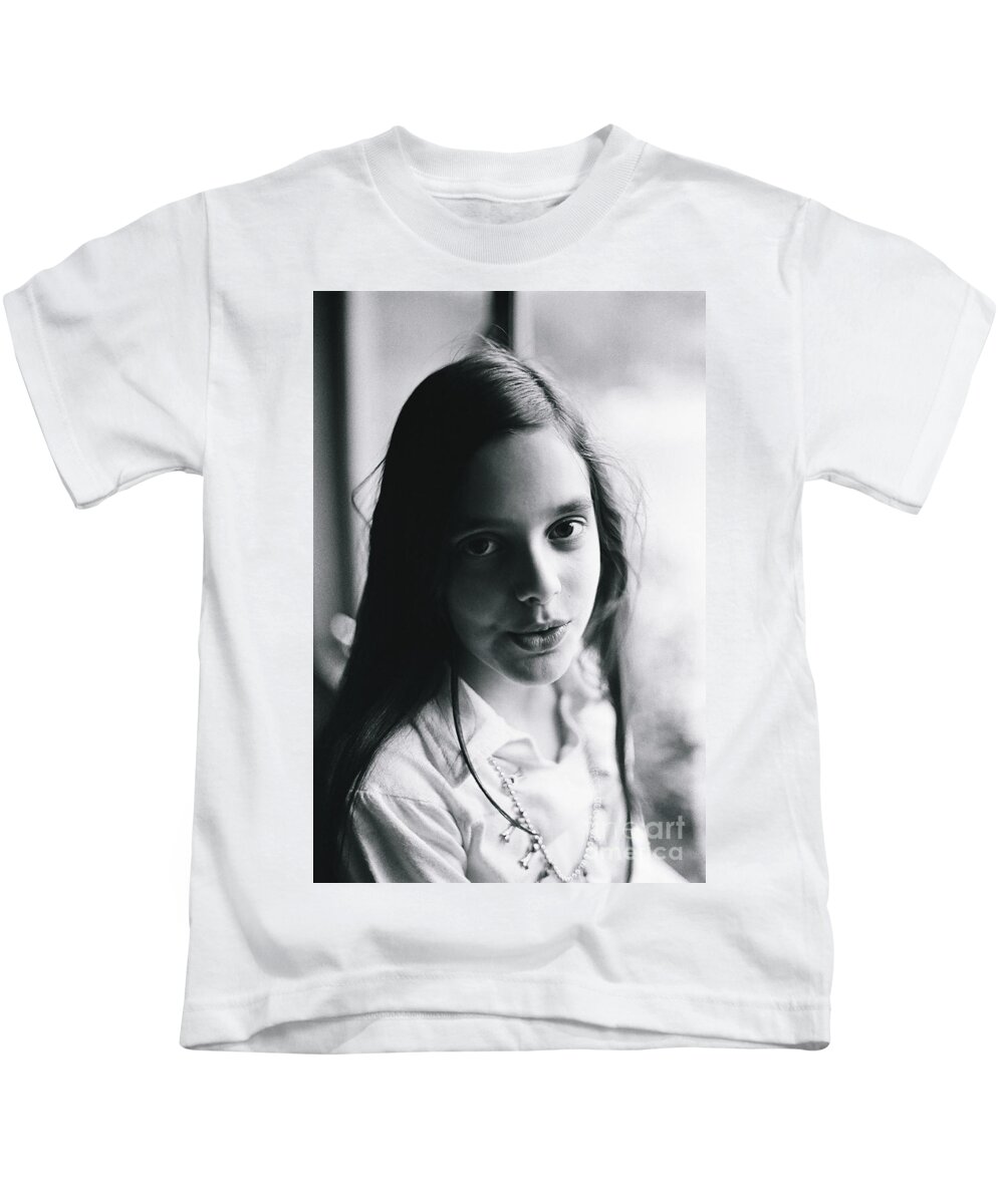 Child Kids T-Shirt featuring the photograph Hidden Wounds by Rory Siegel