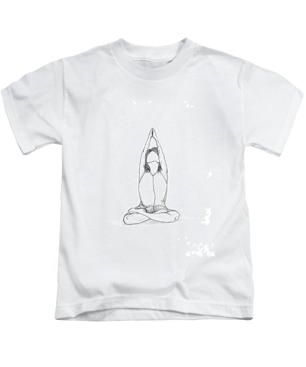 Spirits Kids T-Shirt featuring the drawing Spiritual by Mike Mooney