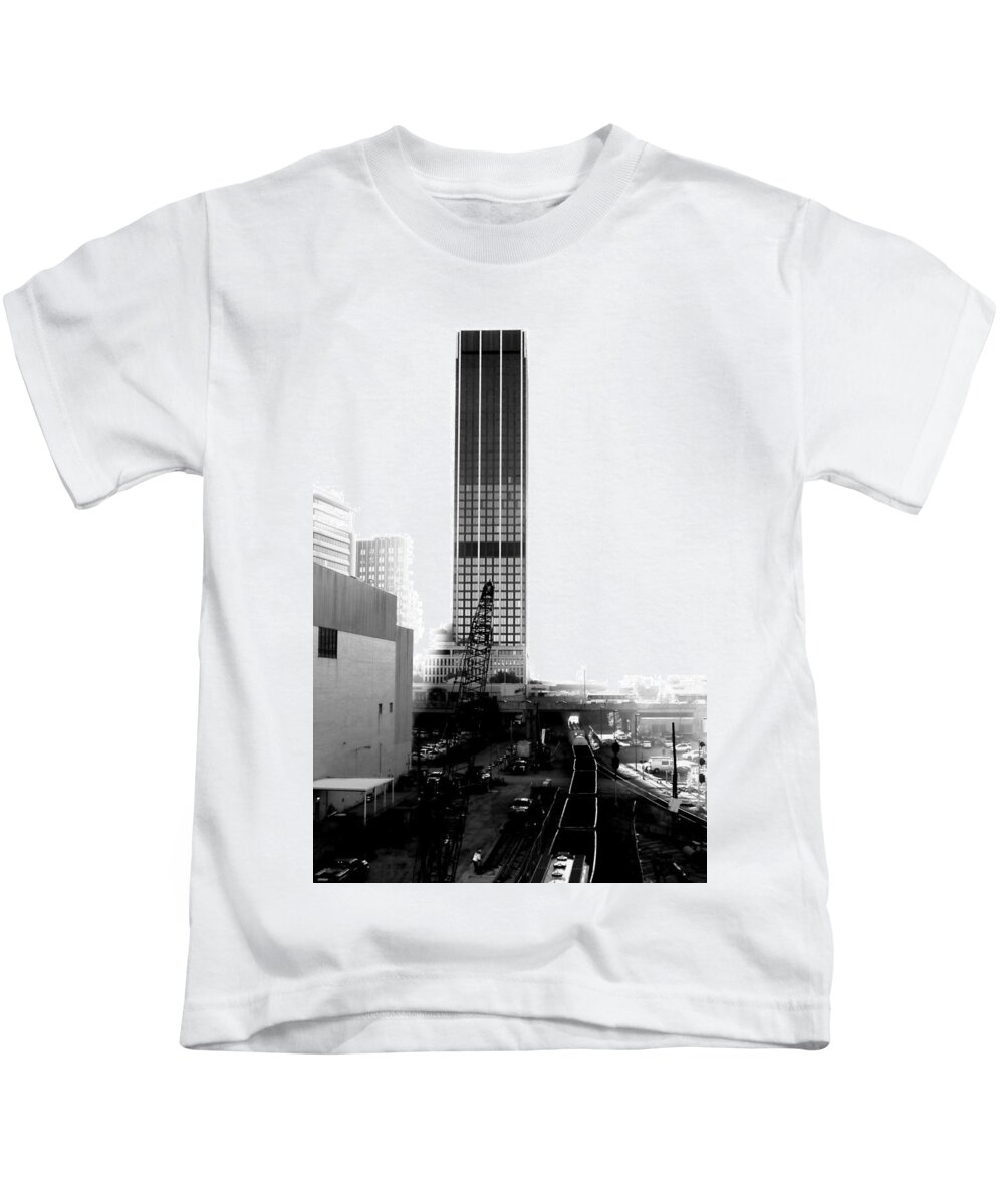 Atlanta Kids T-Shirt featuring the photograph 0 Mile Marta by D Justin Johns
