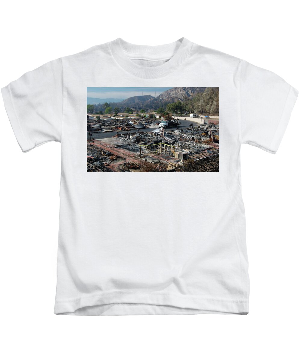 Disaster Kids T-Shirt featuring the photograph Disaster #1 by Mariel Mcmeeking