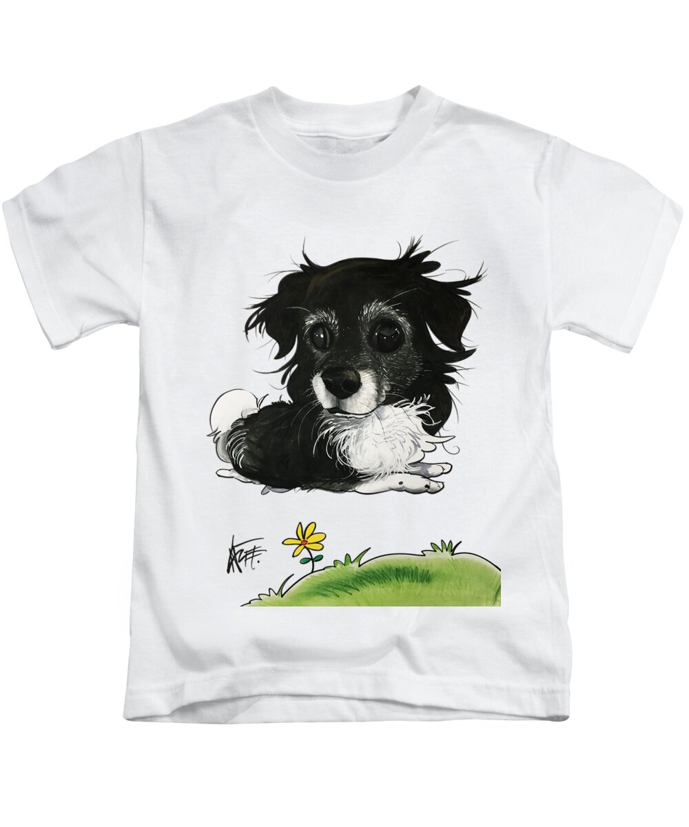  Kids T-Shirt featuring the drawing Sartell 3619 #1 by John LaFree
