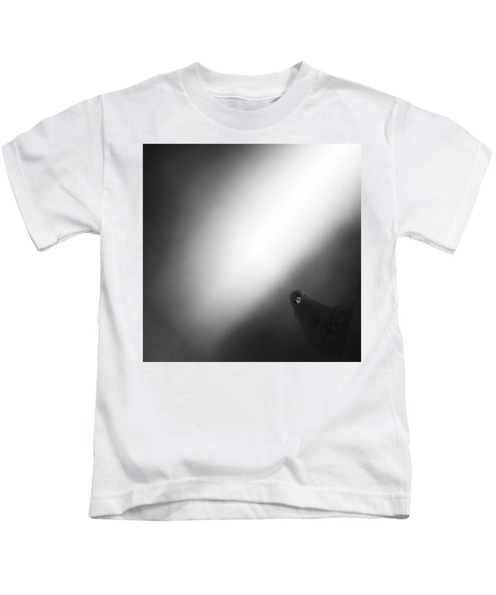 Bird Kids T-Shirt featuring the photograph The Eye #1 by Mike Gifford