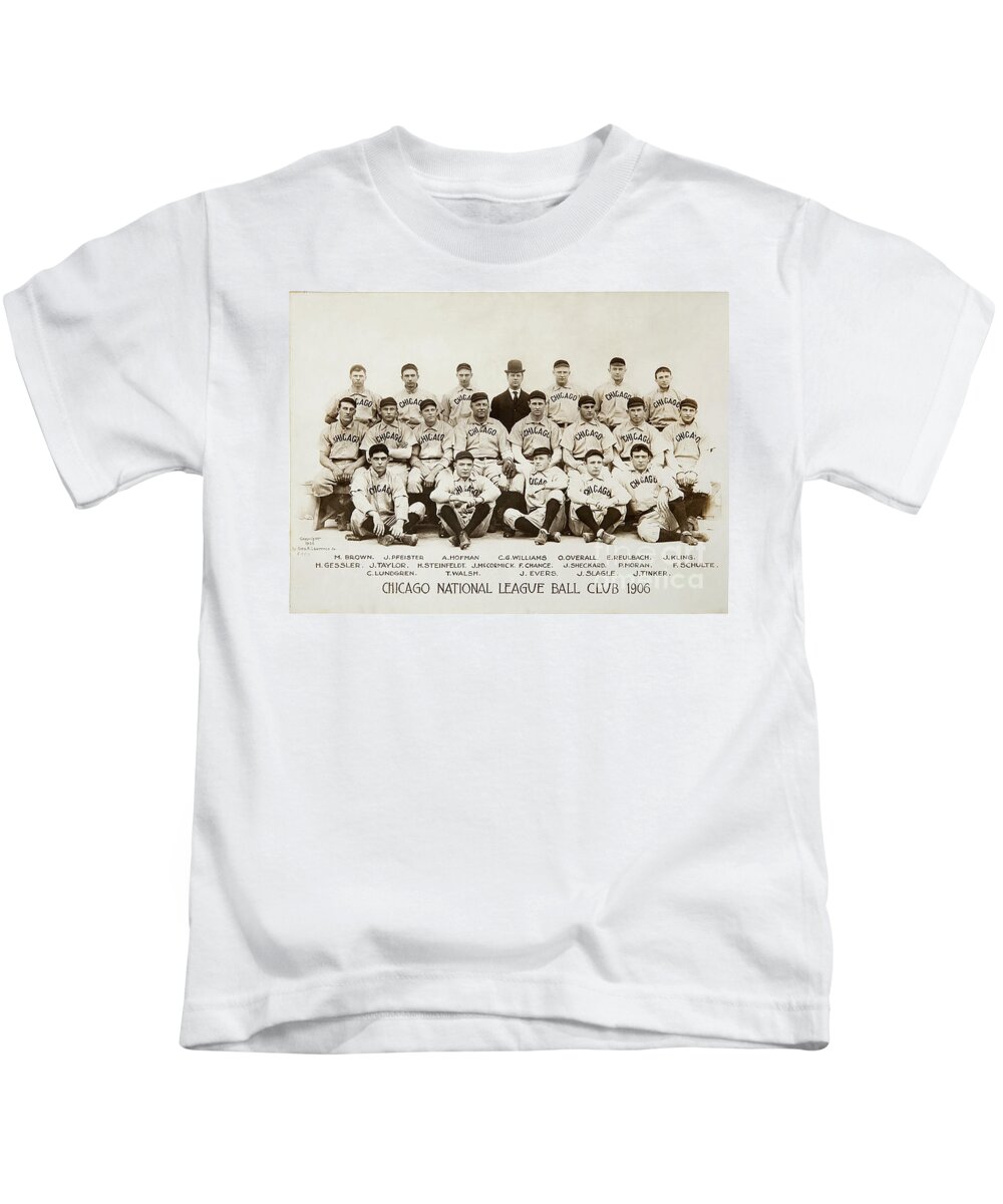 Chicago Kids T-Shirt featuring the photograph 1906 Chicago White Sox by Jon Neidert