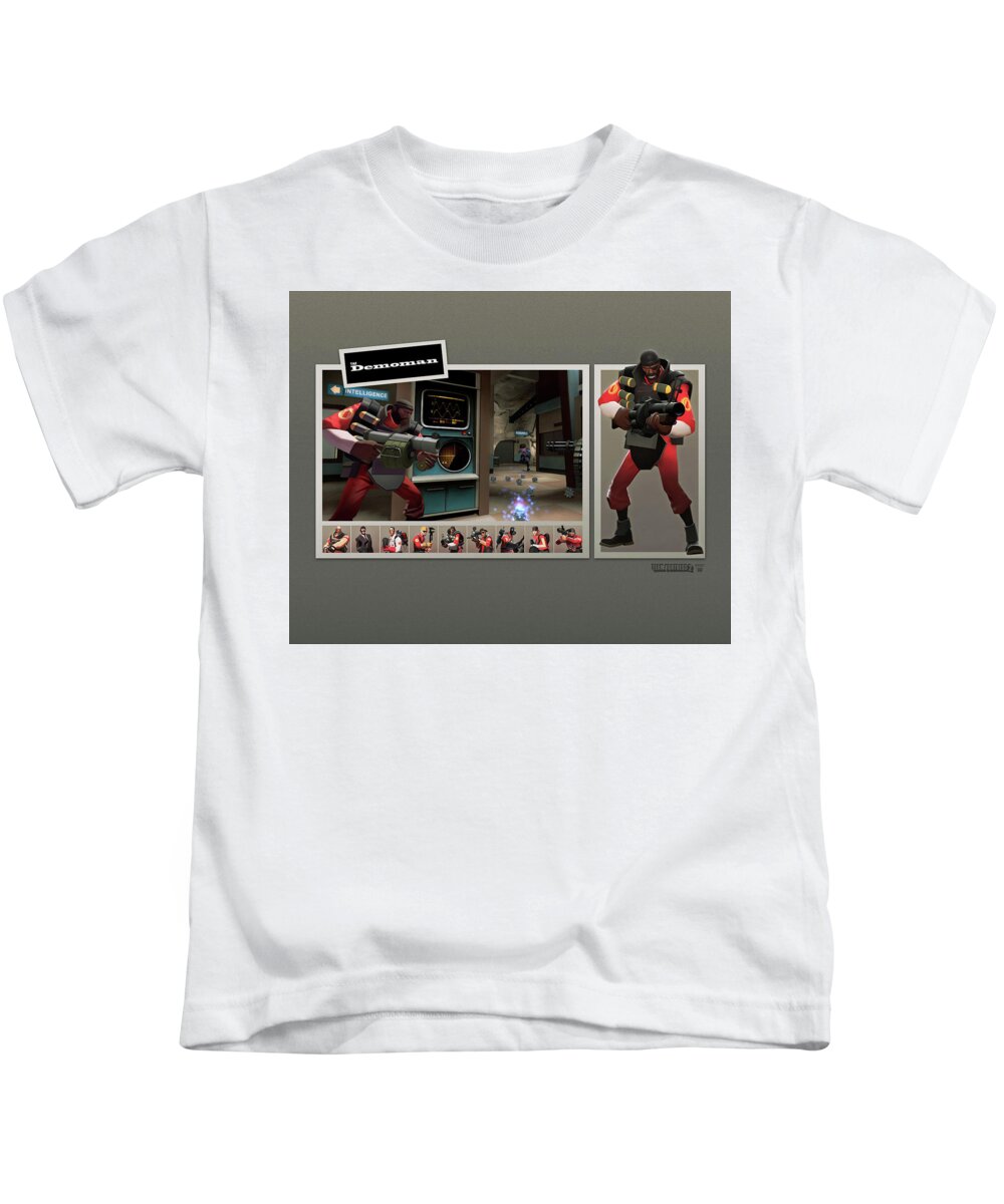 Team Fortress 2 Kids T-Shirt featuring the digital art Team Fortress 2 #2 by Super Lovely