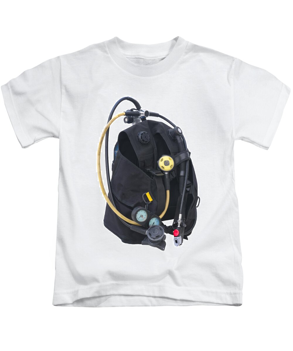 Scuba Gear 2 Kids T-Shirt by Roy Pedersen
