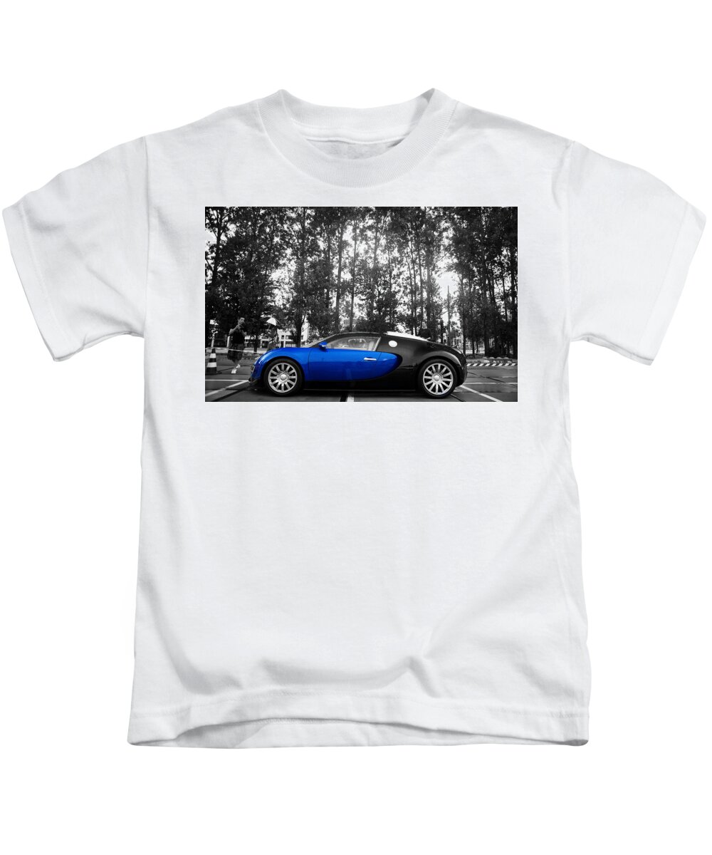 Bugatti Kids T-Shirt featuring the photograph Bugatti #4 by Jackie Russo