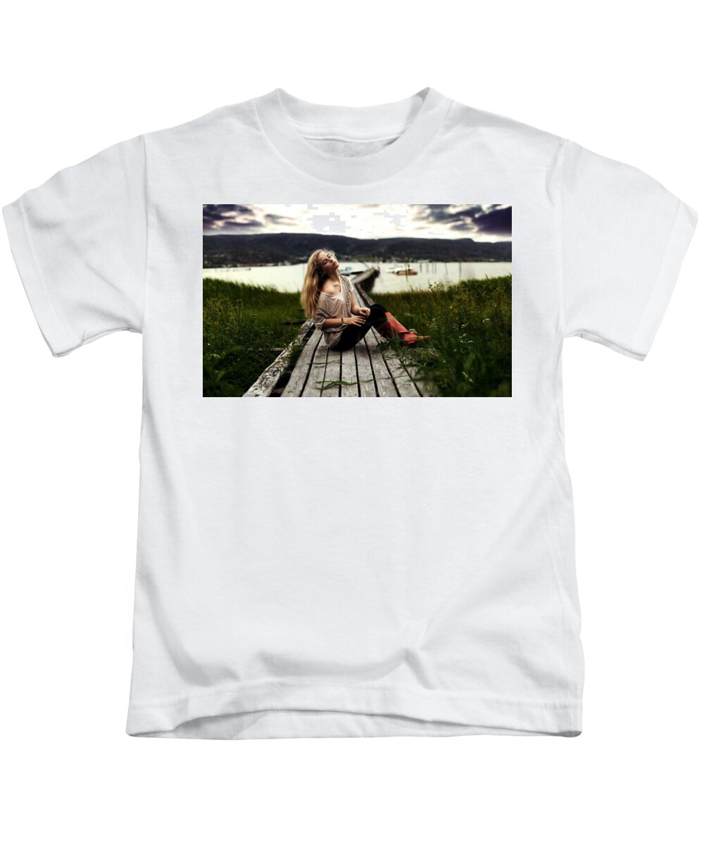 Mood Kids T-Shirt featuring the photograph Mood #4 by Jackie Russo
