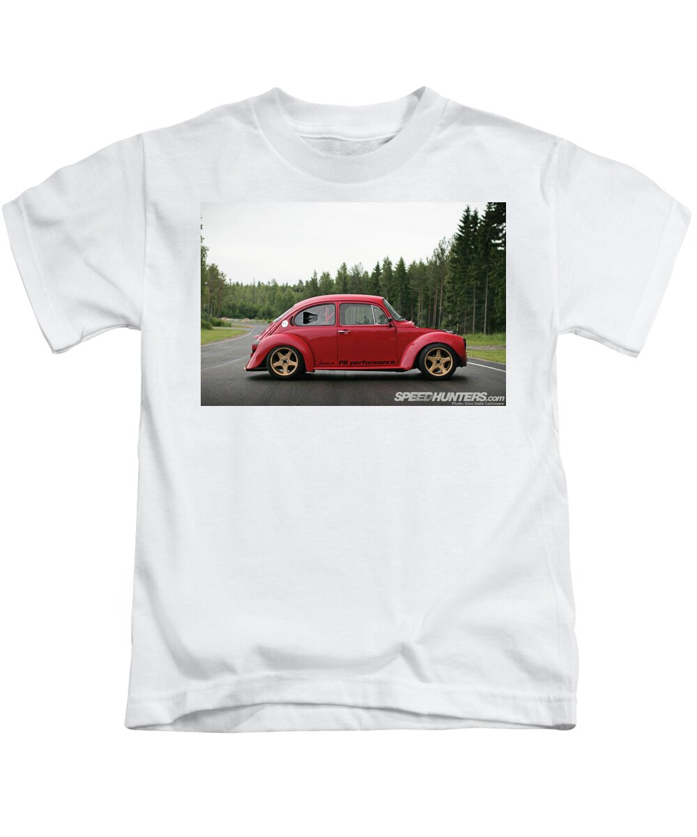 Volkswagen Beetle Kids T-Shirt featuring the photograph Volkswagen Beetle #4 by Jackie Russo