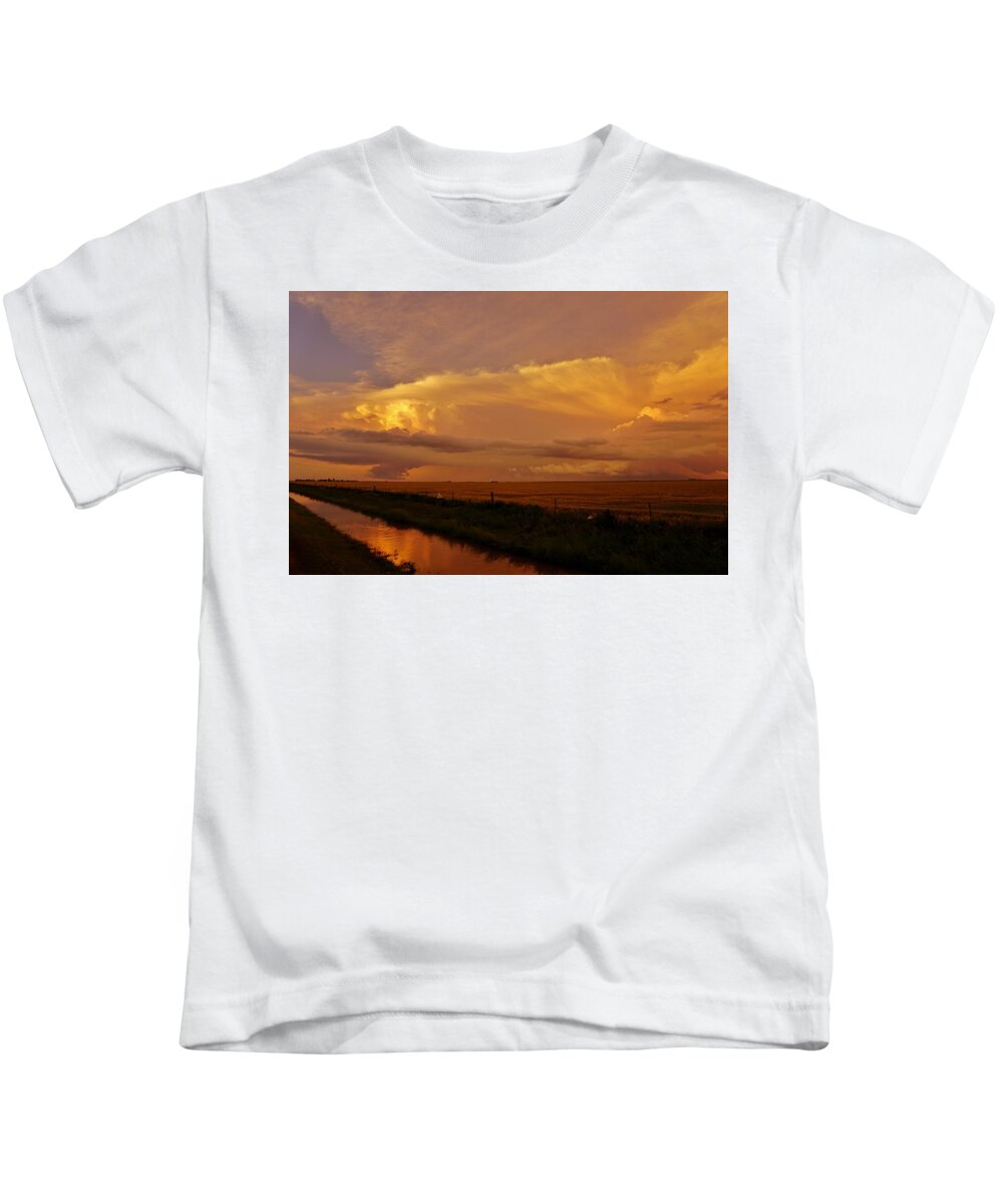 Storm Kids T-Shirt featuring the photograph After The Storm by Ed Sweeney
