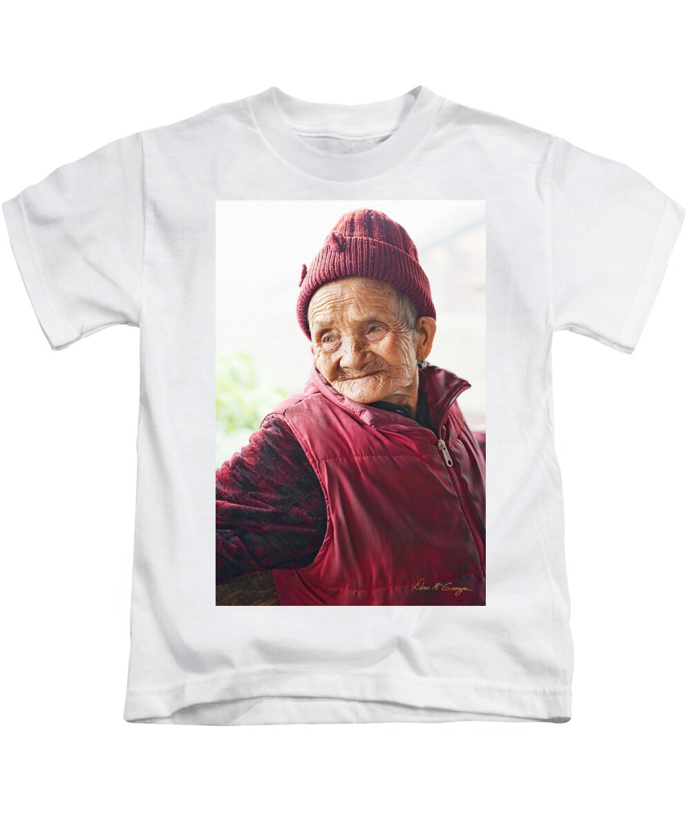 China Kids T-Shirt featuring the photograph Age of Beauty by Dan McGeorge