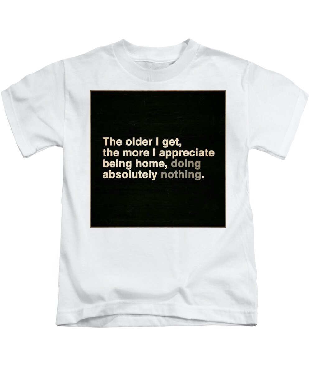 Aging Kids T-Shirt featuring the photograph Appreciating Aging by Rose A
