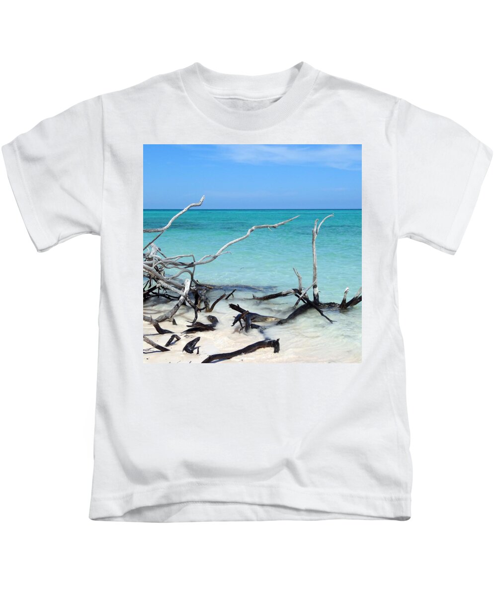 Beach Kids T-Shirt featuring the photograph Beach by Marianna Mills