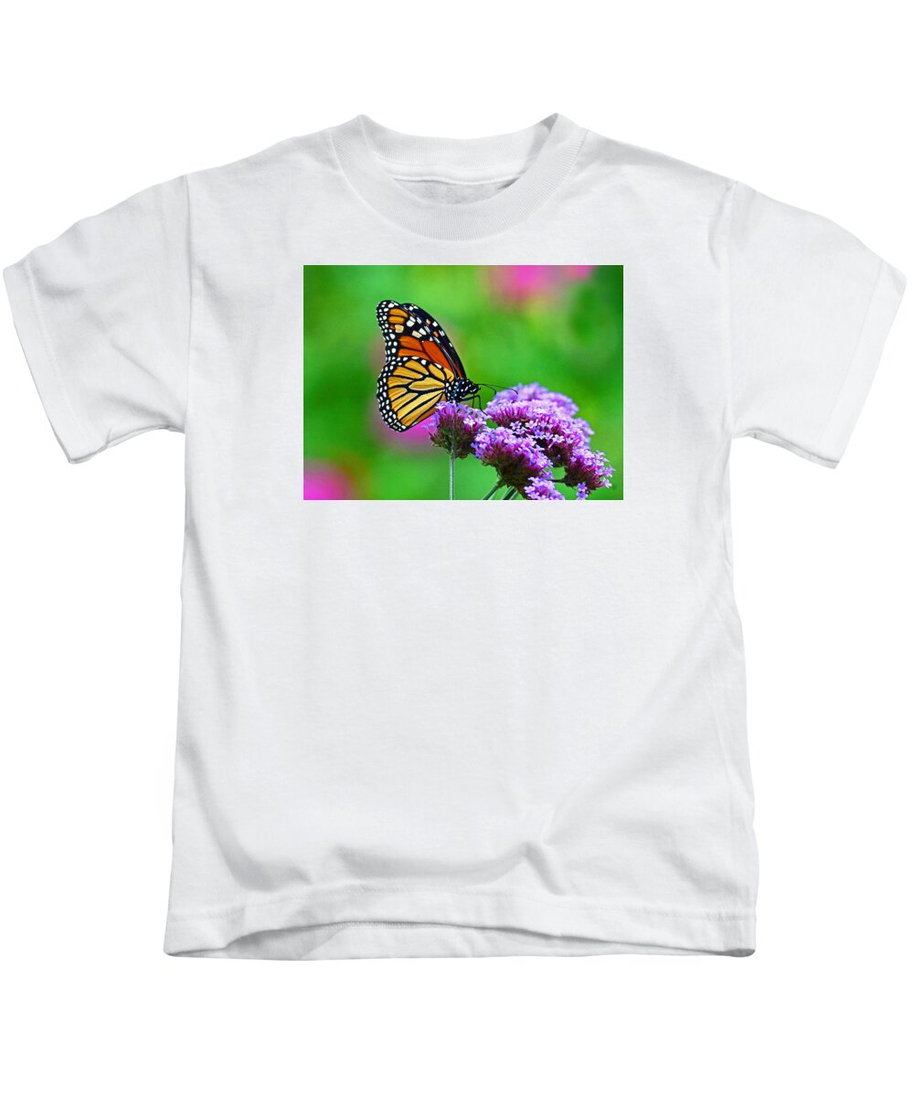 Monarch Kids T-Shirt featuring the photograph Beautiful Monarch by Rodney Campbell