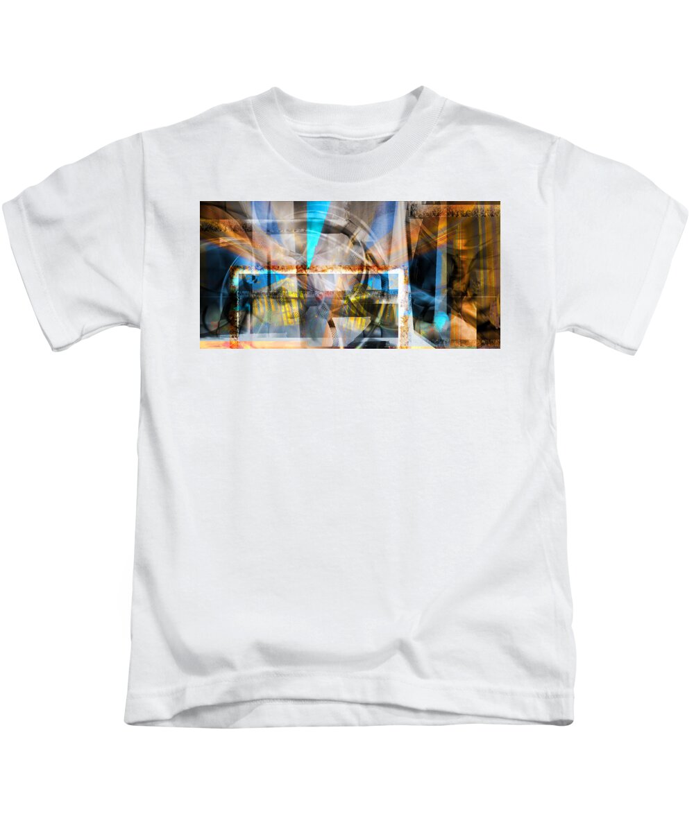 Abstract Kids T-Shirt featuring the digital art Behind A Dream by Art Di