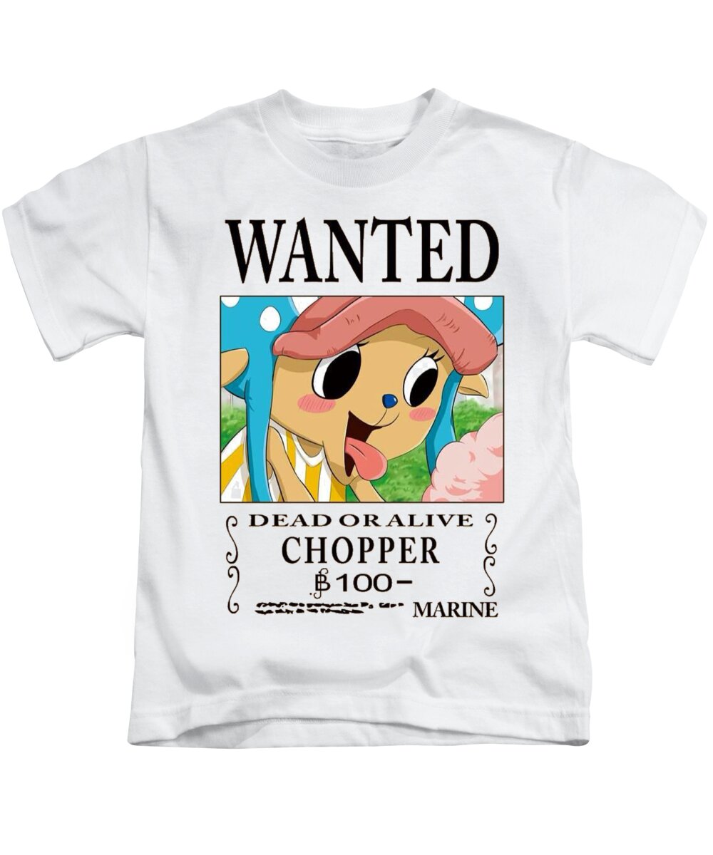 Bounty Chopper Wanted One Piece Kids T Shirt For Sale By Aditya Sena