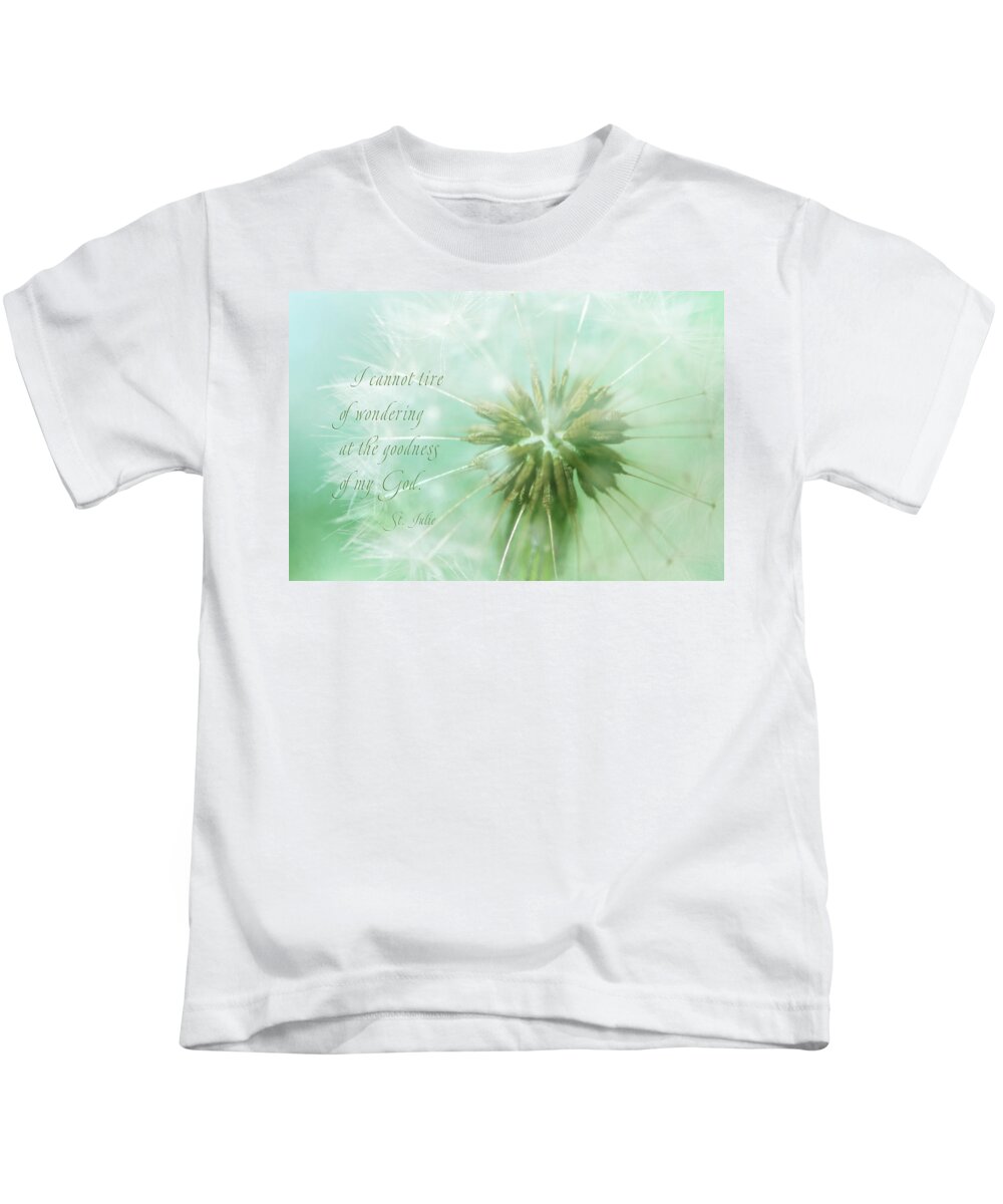 Photography Kids T-Shirt featuring the digital art Can't Tire of Wondering by Terry Davis