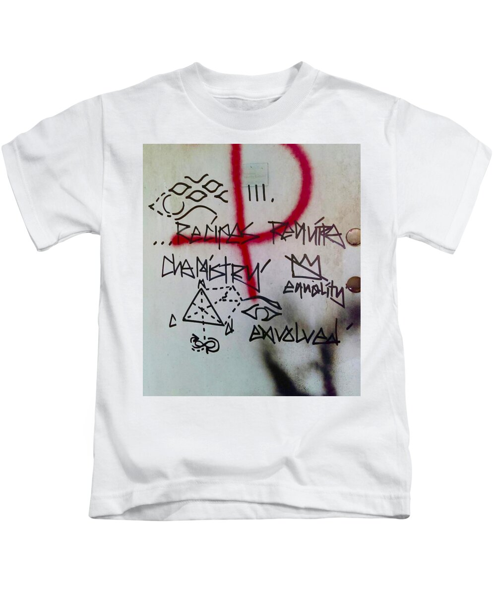 Graffiti Kids T-Shirt featuring the drawing Chemistry by Aort Reed
