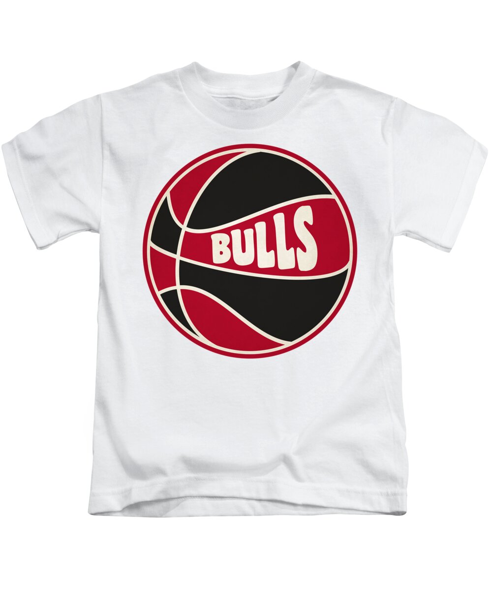 Chicago Bulls Retro Shirt Kids T-Shirt by Joe Hamilton - Fine Art America