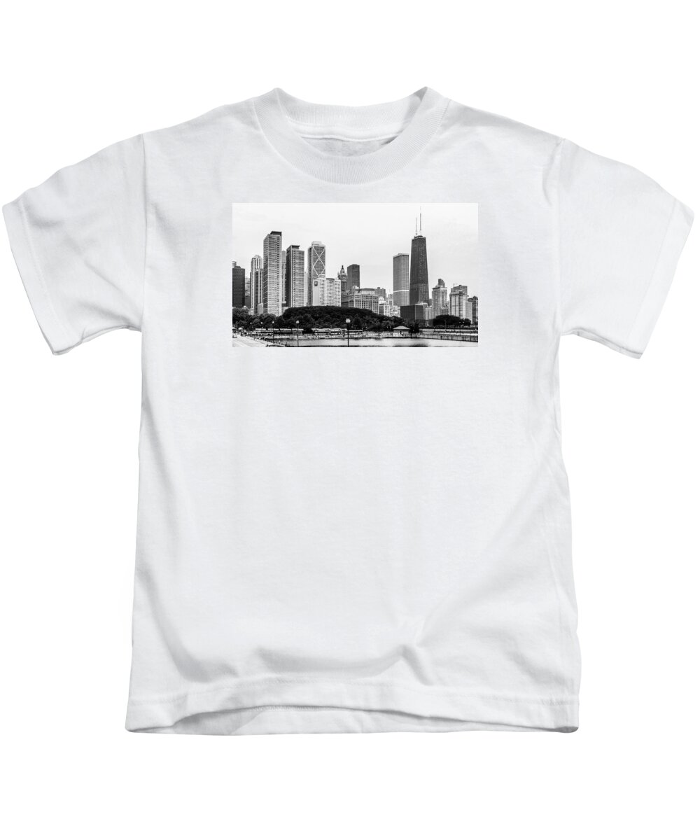 Chicago Kids T-Shirt featuring the photograph Chicago Skyline Architecture by Julie Palencia