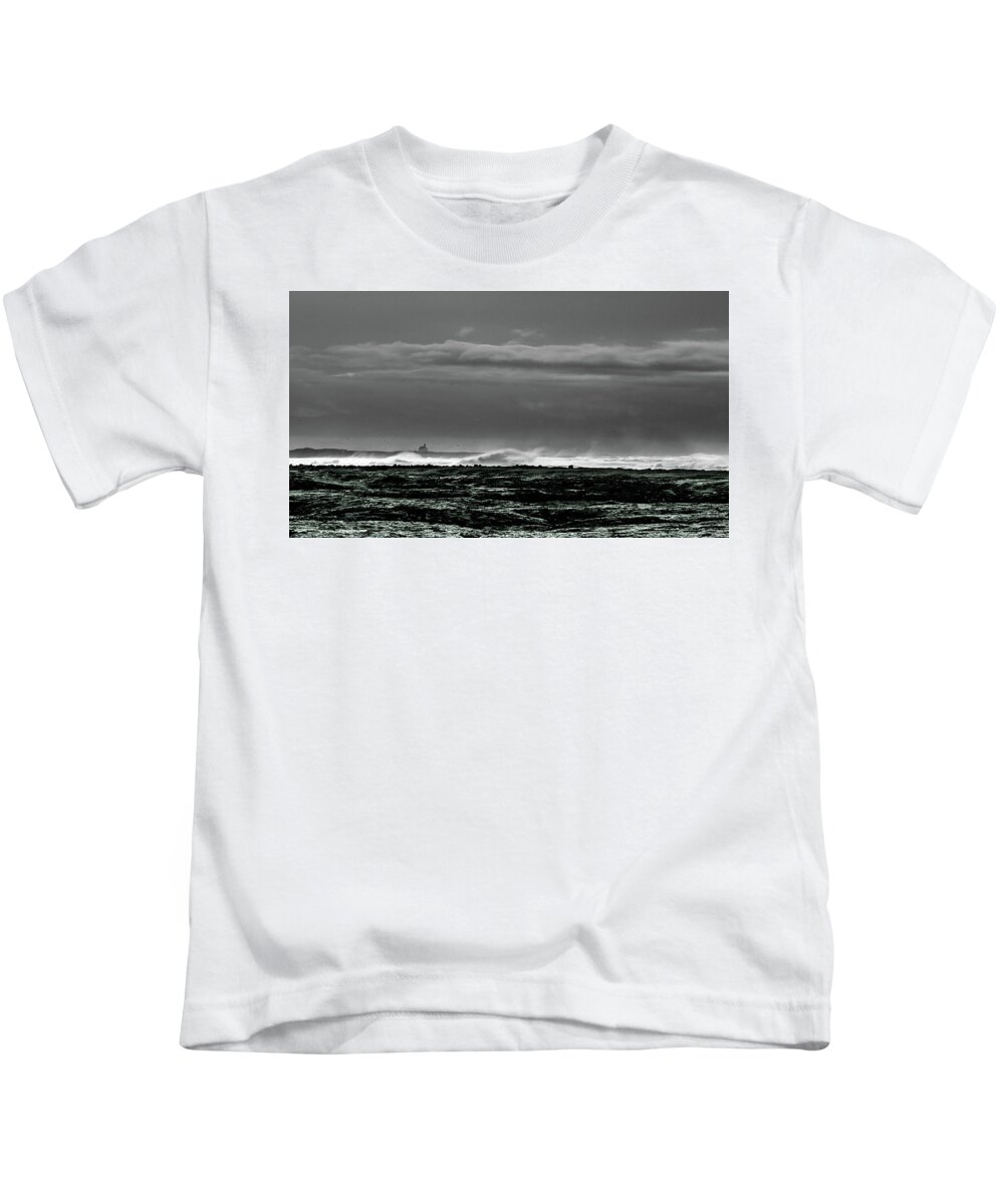 Coast Kids T-Shirt featuring the photograph Church By The Sea by Geoff Smith