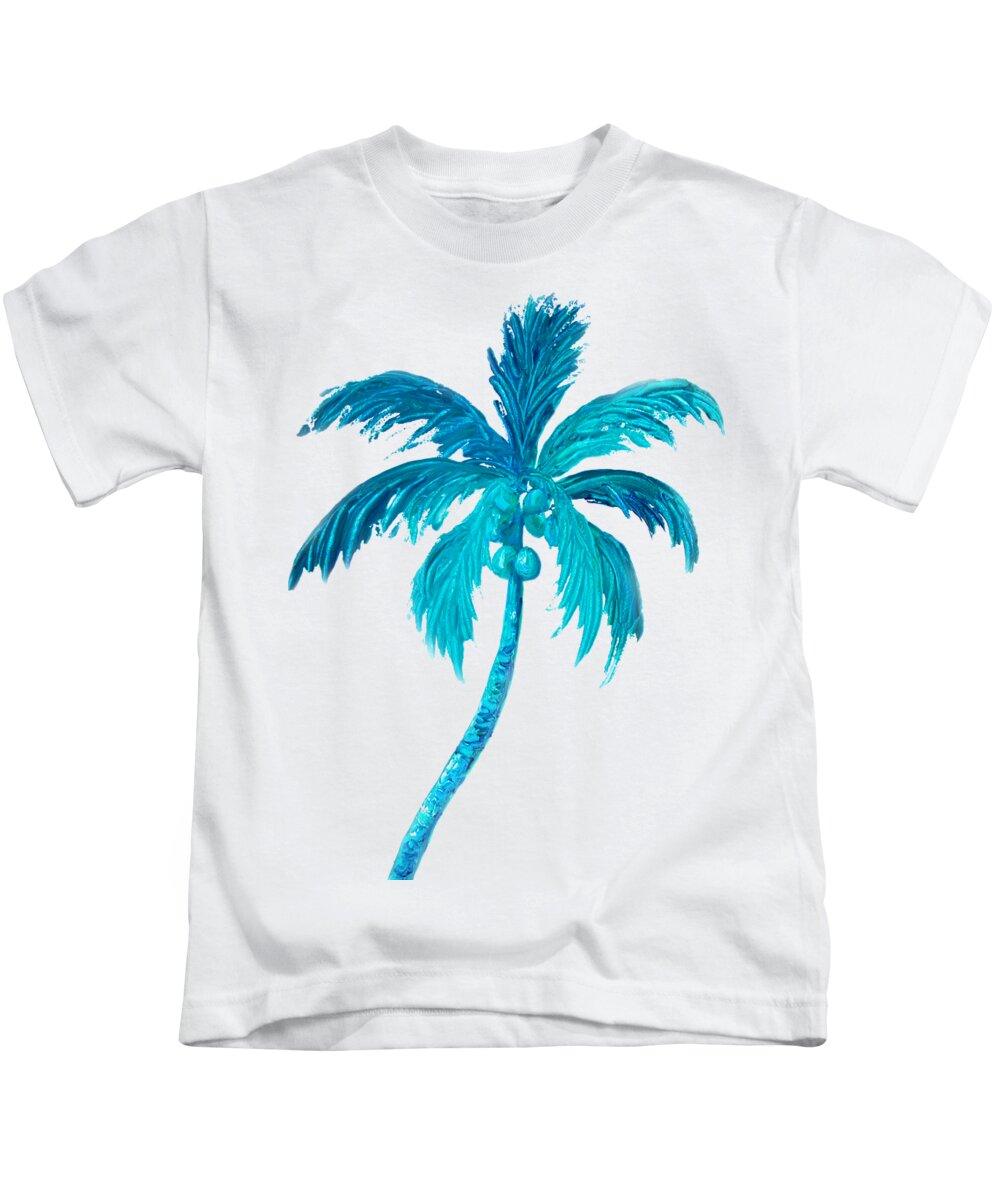solid hvorfor Fremragende Coconut Palm Tree Kids T-Shirt by Jan Matson - Fine Art America