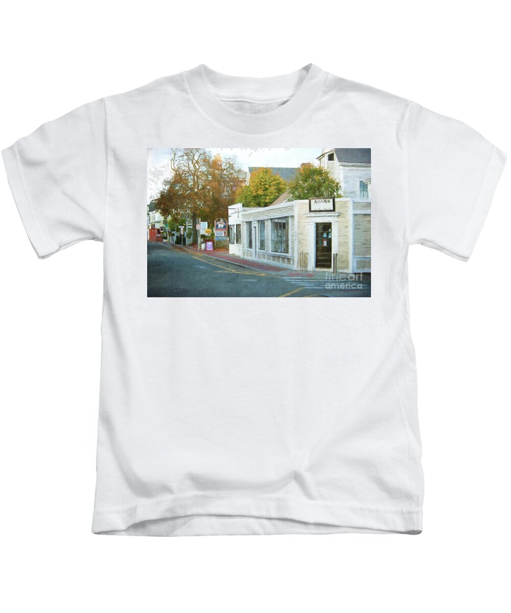 Provincetown Kids T-Shirt featuring the photograph Commercial St. #2 by Michael James