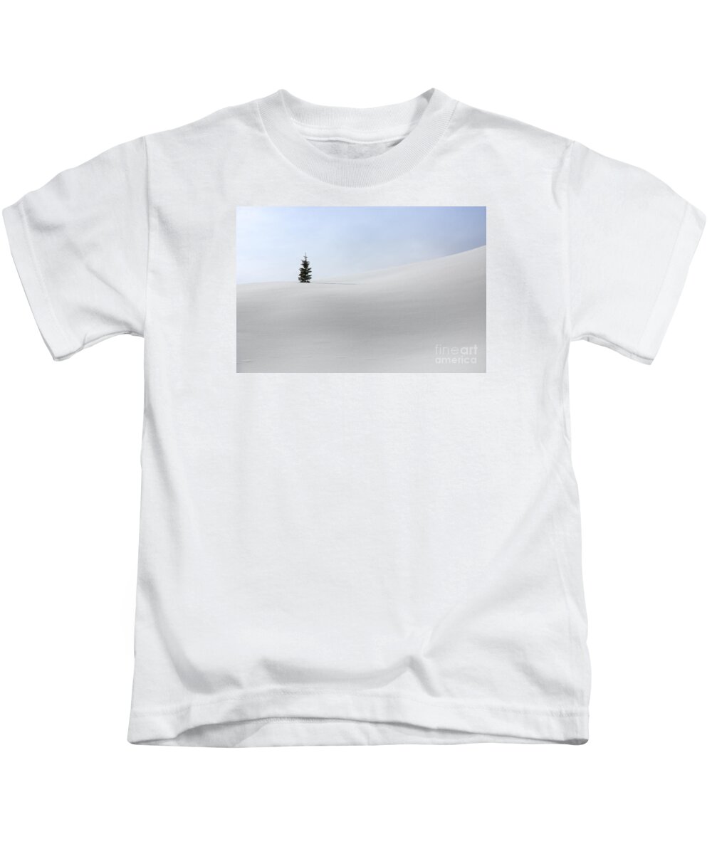 Minimalist Kids T-Shirt featuring the photograph Contemplation by Angela Moyer