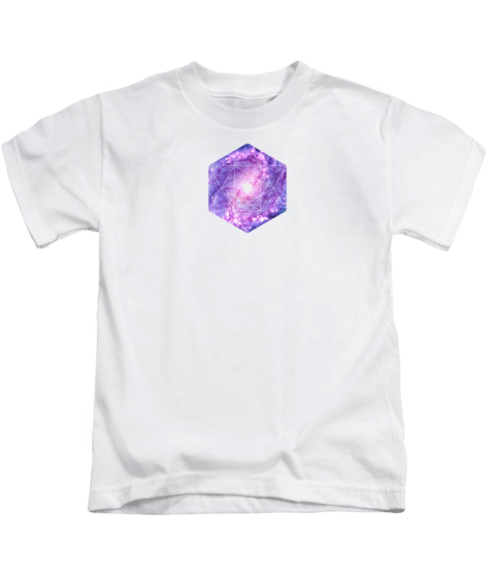 Tilt Shift Kids T-Shirt featuring the photograph Cosmic vacuum cleaner Spiral Galaxy M83 by Philipp Rietz