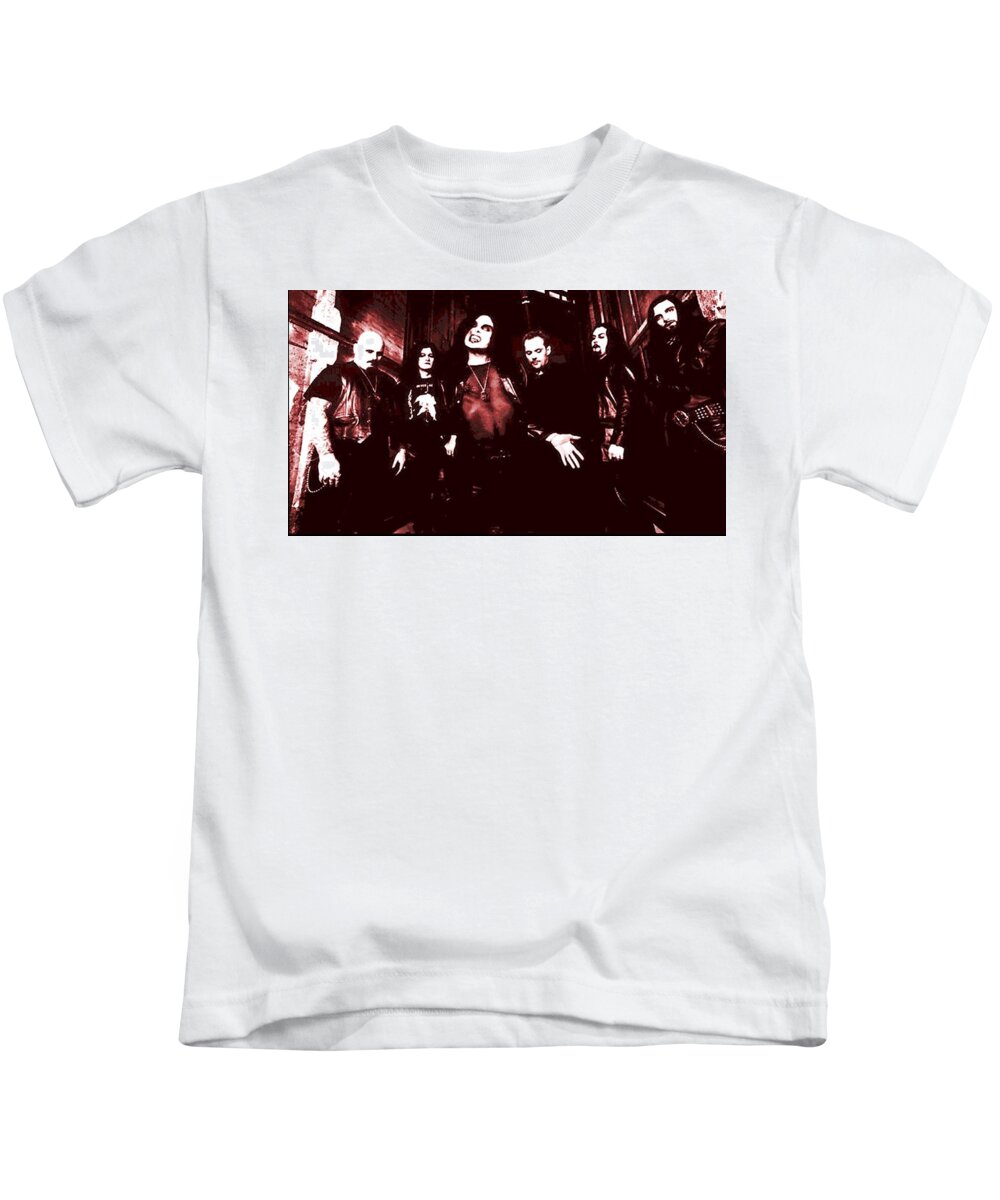 Cradle Of Filth Kids T-Shirt featuring the photograph Cradle Of Filth by Jackie Russo