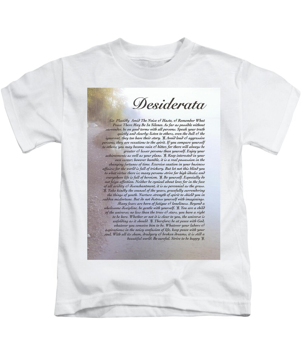 Desiderata Kids T-Shirt featuring the painting Desiderata 11 by Desiderata Gallery