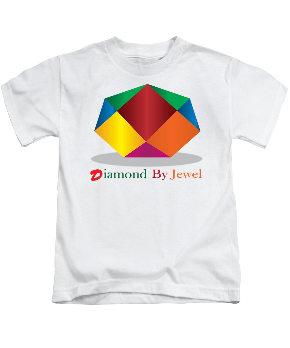 Diamond Art Kids T-Shirt by Jewel Rana - Pixels